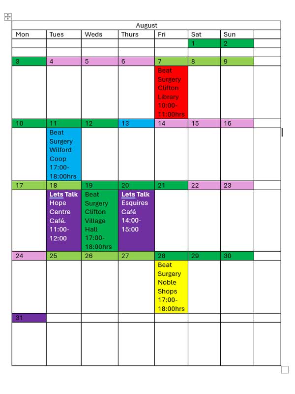 NPT Events: August,2026